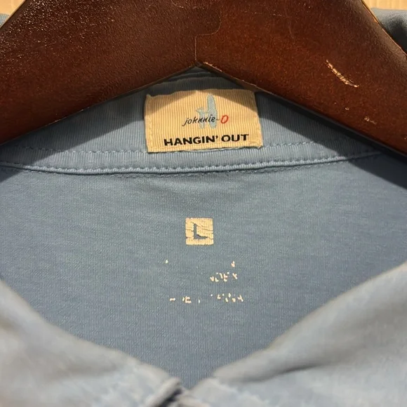 Johnnie-O Men's Blue Polo Shirt - Picture 3 of 4